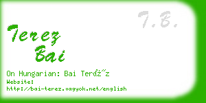 terez bai business card